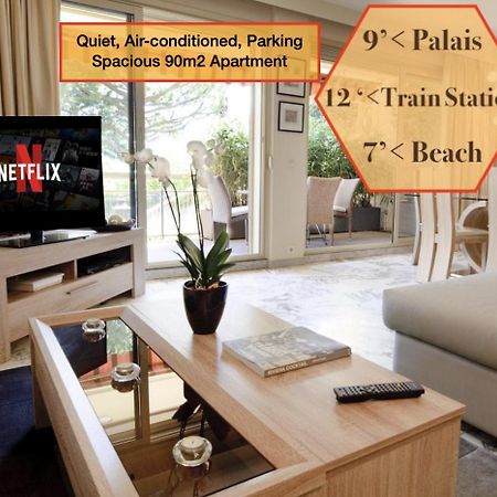90M2 Apartement - Les Palmiers De คานส์ ภายนอก รูปภาพ