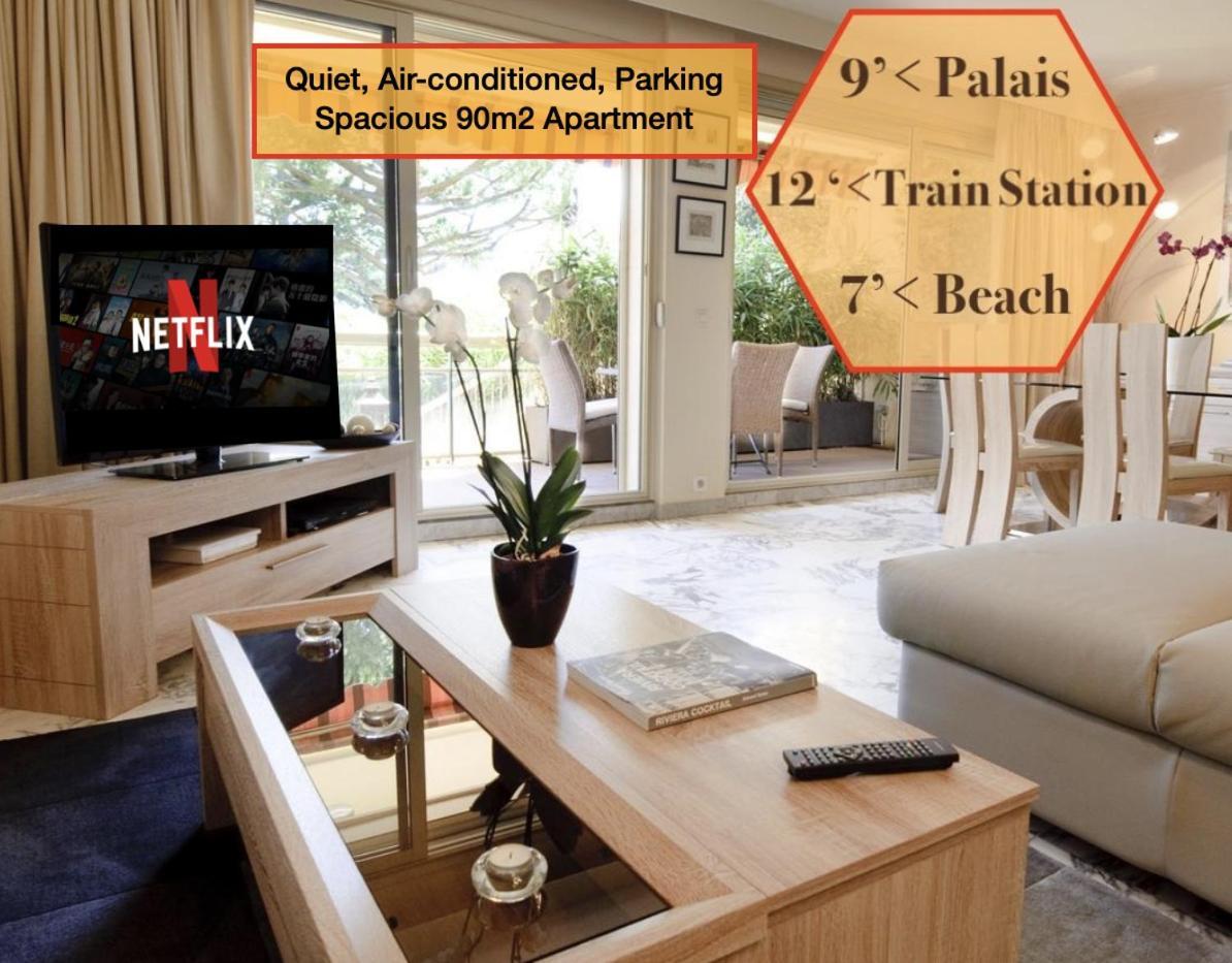 90M2 Apartement - Les Palmiers De คานส์ ภายนอก รูปภาพ